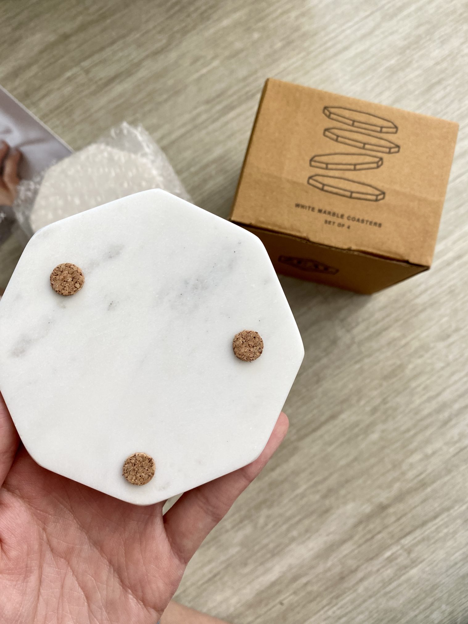 Zeal Living Marble Coasters - CAUSEBOX Winter 2020 Review