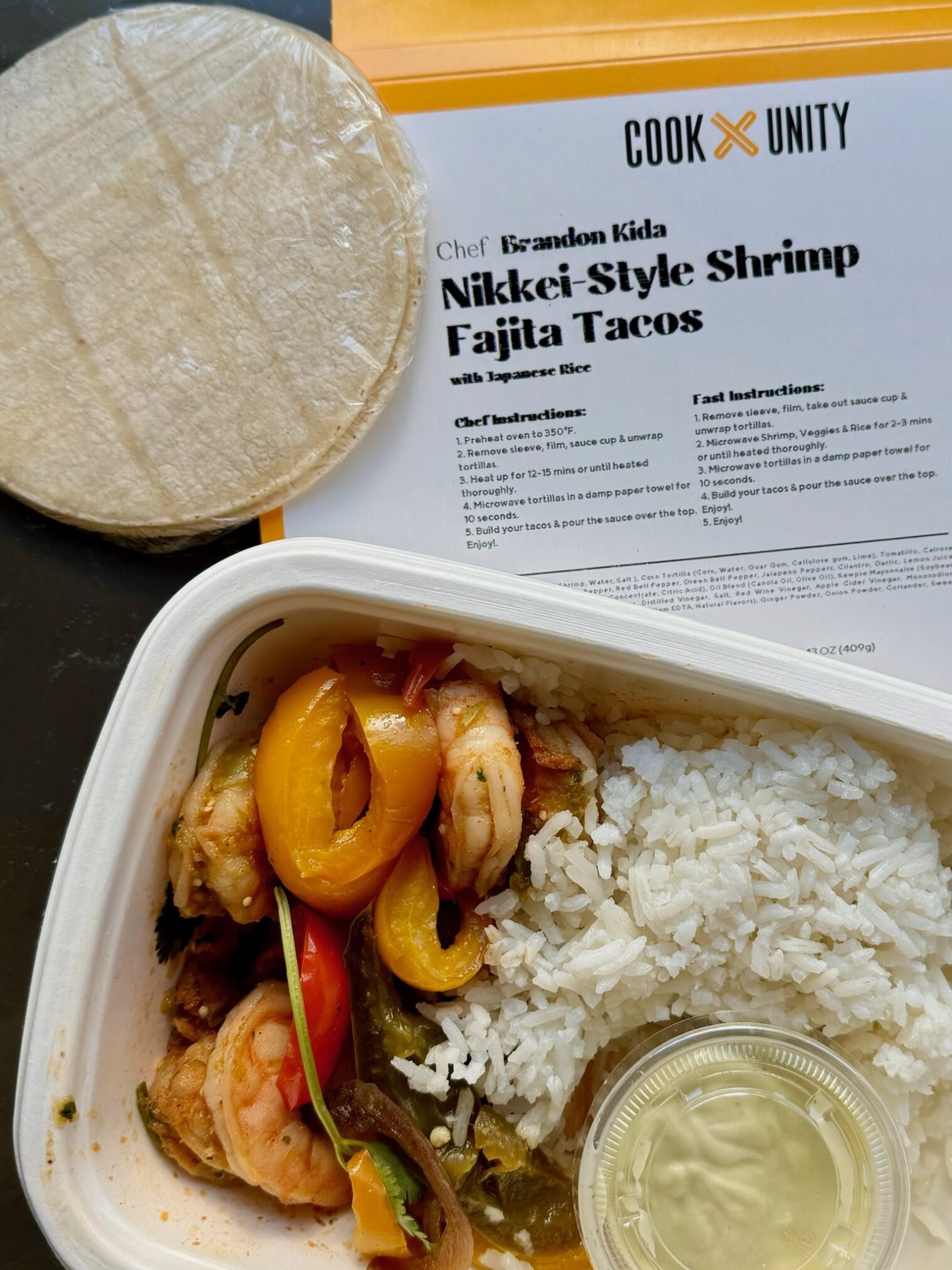 Nikkei-Style Steak Fajita Tacos by Brandon Kida - CookUnity Review