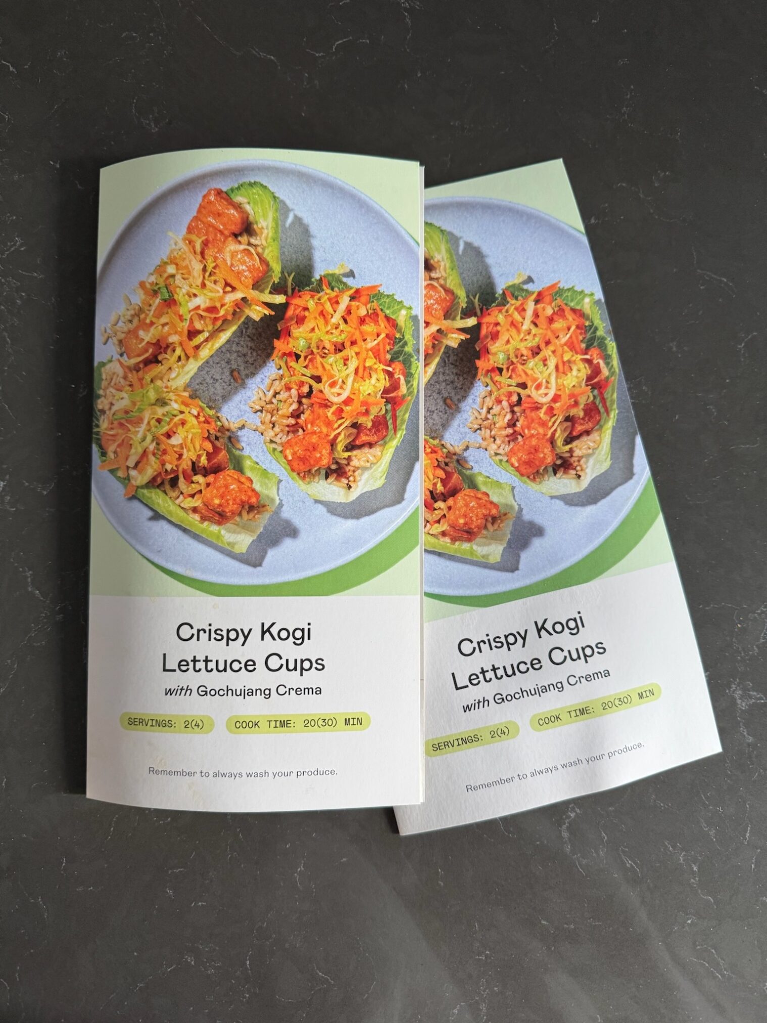 Purple Carrot Meal Kit Review - Crispy Kogi Lettuce Cups